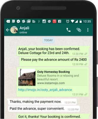 share with customer